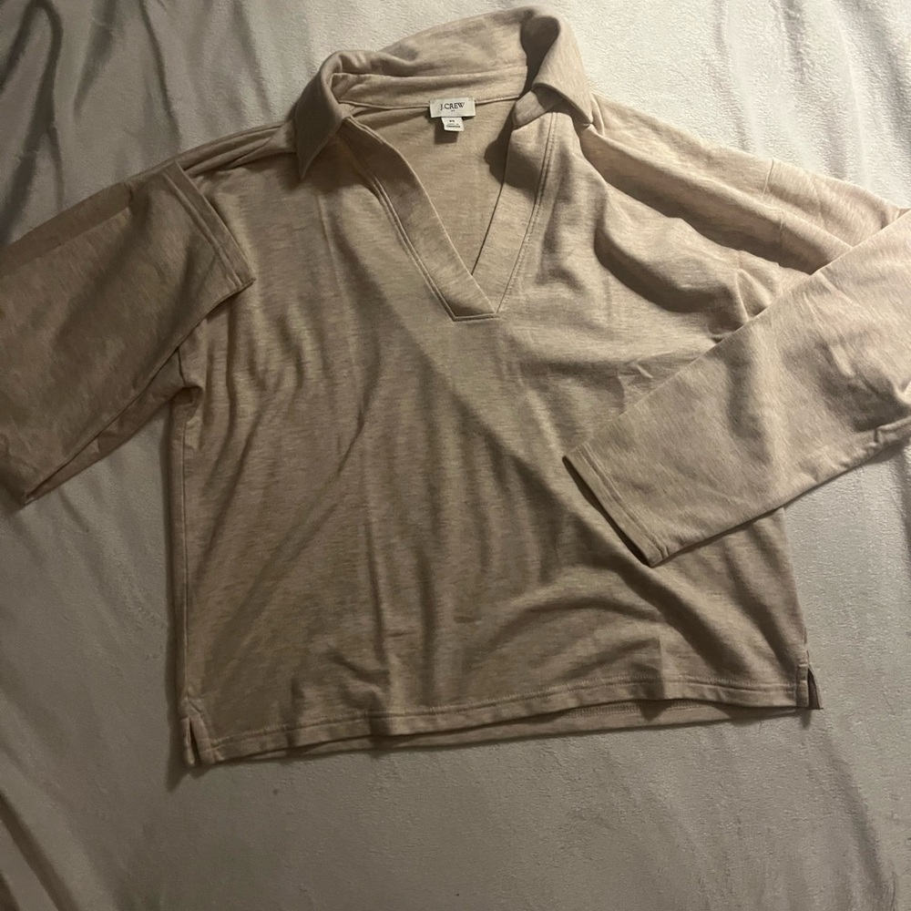 J crew cropped sweater